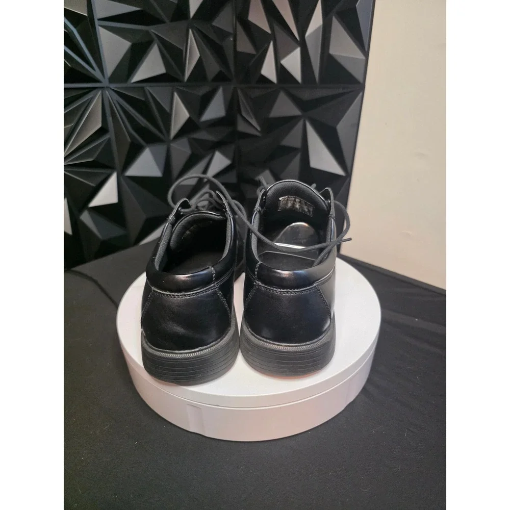Oxford Dress Shoes Nunn Bush Mens Size 12 M 84221-001 Black Leather Bicycle Toe